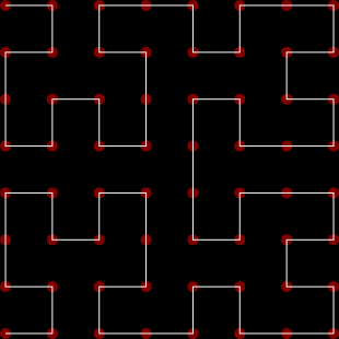 Order 3 Hilbert Curve